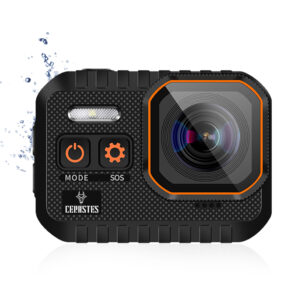 CERASTES Action Camera 4K60FPS with WiFi Remote 2.0″ HD Screen Waterproof Ideal for Driving Recorder Diving and Outdoor Sports