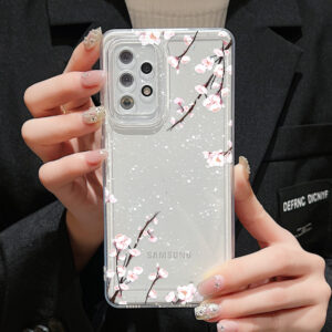 Flower Case For Samsung A55 5G Galaxy A54 A35 A34 A33 A15 A14 A13 A52 A32 A25 A24 A23 A22 A12 A51 A50 A05s A04E Silicon Covers
