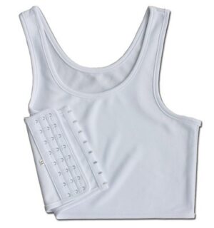 Flat Breast Binder Tomboy Lesbian Underwear Women Breathable Side Buckle Short Vest Tank Top Shaper Bustier Les FTM Chest Binder