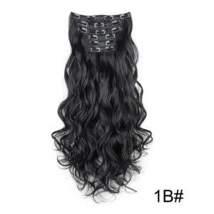 WIGSIN 24Inch Synthetic Long Wavy Curly Clip-In Hair Extensions Hairpieces Daily Hair Accessories for Women