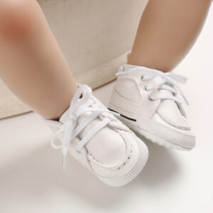 VALEN SINA Christening Baby Boy Shoes 1 Year Old Soft Sole Babies Fashion White Baptismal Shoes Baptism Shoes for Girls