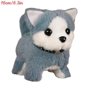Electronic Walking and Barking Plush Dog Toy Interactive Puppy Dog with Remote Control Leash for Kids Toddler Gifts
