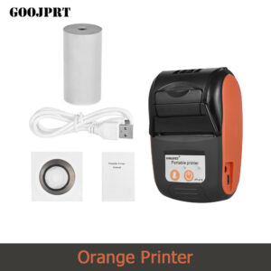 Wireless Mini 58mm Printer Portable Thermal Receipt Printer Bluetooth-compatible Phone Android iOS PC Pocket Bill Impresoras