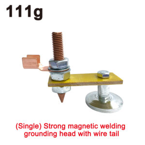 Single Head Ground Head with Wire Tail Magnetic Sheet Metal Repair Weld Machine Iron Electromagnetic Welding Bracket Tool
