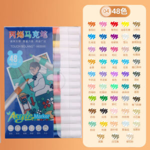 12/24/36/48 Colors Acrylic Paint Marker Set Art Markers Painting Pen Graffiti For Stone, Disc, Mobile Phone Case Shoe glass