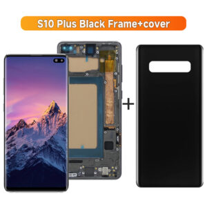 Tested S10 Plus LCD with frame for SAMSUNG S10+ G975 G975F/DS Display Touch Screen Digitizer Assembly Replacement