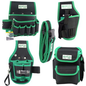 LAOA Electrician Storage Bag Oxford Cloth Waist Pack Multifunction Hardware Repair Tool Pocket Wrench Pliers Household Belt