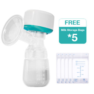Dr.isla Portable Electric Breast Pump With 180ml Bottle Milk Puller Breastfeeding Low Noise breast pump Postpartum Care BPA-free