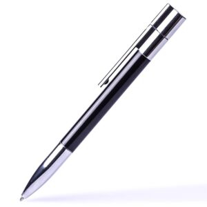 Ballpoint Pen USB Flash Drive 64GB Creative Business Gifts Memory Stick Silver Metal Pen Drive 32GB White Blue Pendrive 16GB