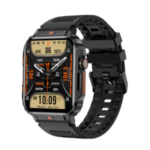 Outdoor Military Smart Watch Bluetooth Call Sports Fitness Tracker Heart Rate Monitoring 340mAh Men Women Smartwatch