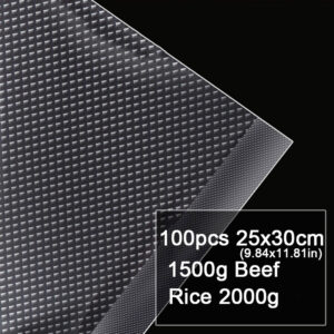 100PCS/LOT vacuum sealer Plastic Storage bag for vacuum sealing machine for pack food saver Packaging Rolls packer seal bags