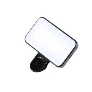 Portable Mini Selfie Fill Light Rechargeable 3 Modes Adjustable Brightness Clip On For Phone, Laptop, Tablet Meeting, Make Up