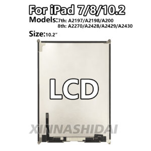 New For Apple iPad 7 8 9 For iPad 10.2 2019 2020 2021 A2197 A2270 LCD Display Touch Screen Digitizer Replacement