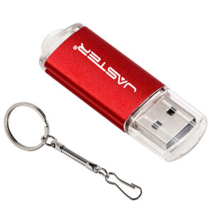 JASTER New Creative With Key Chain USB 2.0 Flash Drive 128GB 64GB 32GB 16GB 8GB 4GB Pendrive Fashion 9 Colors U Stick Gift
