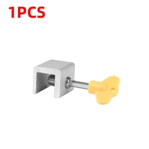 1/2PCS Adjustable Window Lock Stopper Safety Locks for Kids and Pets Anti-theft Door Lock Non Punch Sliding Window Lock Hardware