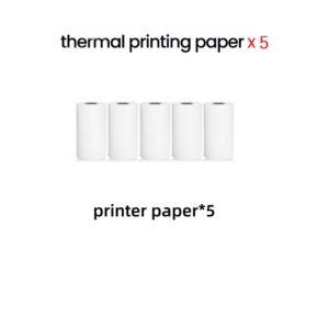 Mini Portable Printer Thermal Adhesive Label Printers Photo Sticker Impresora Port├Ãtil Inkless Print For Mobile IOS Android