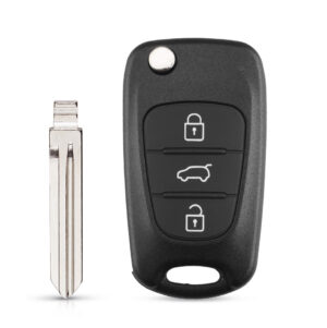 Dandkey For Hyundai I20 I30 IX35 I35 Solaris RIO Elantra For Kia K5 Verna Picanto Sportage Flip Car Remote Key Case Fob Shell