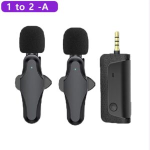 K35 Pro Wireless Lavalier Noise Reduction 3.5mm AUX Microphone for Megaphones Amplifier Camera Computer Mobile Phone Speaker Mic