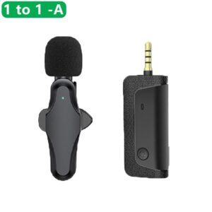 K35 Pro Wireless Lavalier Noise Reduction 3.5mm AUX Microphone for Megaphones Amplifier Camera Computer Mobile Phone Speaker Mic