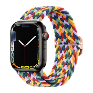Braided Solo Loop Strap For Apple Watch Band 44mm 40mm 49mm 45mm 41mm 38mm Nylon Bracelet for IWatch Series 9 8 7 SE 6 5 Ultra 2