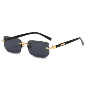 New Rimless Fashion Sunglasses Personality Jelly Shades Men And Womean Sunglasses