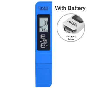 TDS Meter Digital Water Tester High Accuracy Digital 0-14 PH Meter Tester 0-9990ppm TDS&EC LCD Water Purity PPM Aquarium Filter