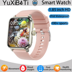 For HUAWEI Xiaomi 2024 New Watch GPS Smart Watch Women AMOLED Heart Rate Clock Bluetooth Call IP68 Waterproof Lady Smartwatch