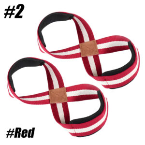 1Pair Figure 8 Lifting Straps – Weightlifting Straps – Figure 8 Straps – Wrist Straps for Men, Women, Weight Lifting, Deadlifts