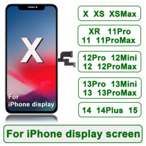 OLED For iPhone X XR XS Max LCD Incell For iPhone 11 12 13 Pro Max 13 Mini 14 Plus 15 Oled LCD Display Screen Digitizer Assembly