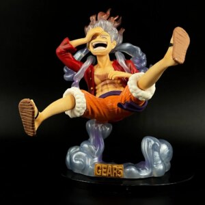 Anime One Piece Figure Luffy Gear 5 Action Figure Sun God Luffy Nika 17cm Pvc Action Figurine Statue Collectible Model Doll Toys
