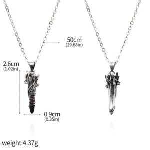 Anime Jujutsu Kaisen Necklace Ryomen Sukuna Itadori Yuji Cosplay Unisex Pendant Choker Jewelry Accessories Halloween Gift