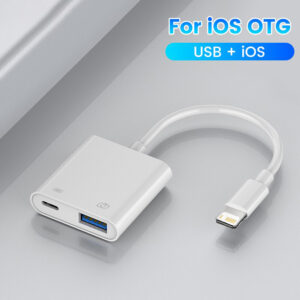 OTG Adapter For iPhone 14 13 12 11 Pro Max XR 8 Plus Lightning To USB Cable 3.0 Converter For Mouse Keyboard Camera Card Reader