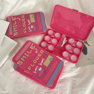 Creative Text Simple Portable Contact Lens Box Companion Care Box Contact Lens Box