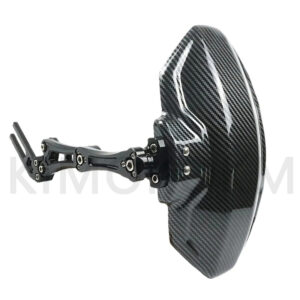 Motorcycle And Bike Adjustable Imitation carbon fiber aluminium alloy Rear Wheel Fender Mudguard Universal Extender Accessories