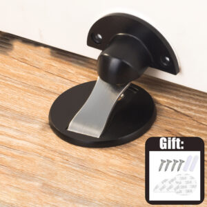 Punch Free Anti-collision Invisible Strong Magnetic Zinc alloy Door Stopper Door Holders Catch Floor Mounted Nail-free Door Stop