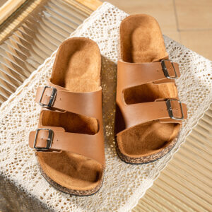 Slippers for men and women Birken indoor non-slip cork slippers women beach outdoor home comfortable casual sandals large size