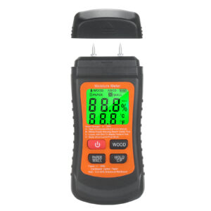 Digital Wood Moisture Meter Paper Wall Humidity Tester Accurate Needle Type Water Leakage Detector and Mold Tester