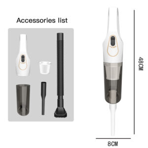 120W Handheld Vacuum Cordless Multifunction Chargeable Smart Car Vacuum Cleaner Home Appliance with Floor Brush