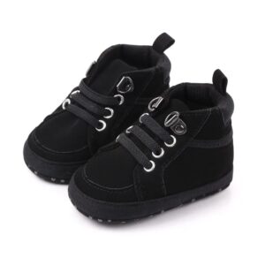 Baby Shoes Boys Girls High Top Casual Soft Sole Newborn Toddler Sports 0-18 Months