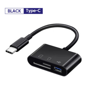 3-in-1 Card Reader Adapter Type C To SD TF Memory Card Reader USB Type C OTG Converter For Huawei Samsung Xiomi Phone Tablet