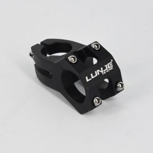 LUNJE MTB Stem 31.8x45mm High-strength Short Handlebar Stem Aluminum Alloy Bicycle Bridge Racing Downhill Road Bike Stem