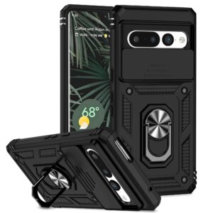 For Google Pixel 8 Pro 7 Pro Case Ring Stand Sliding Cover Camera Protection Case For Pixel 6 7 8A Funda Pixel 6 Pro Cover