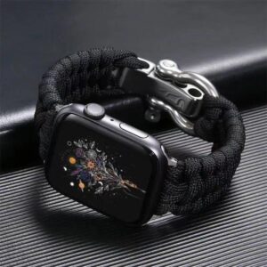 Rope Sport Strap for Apple Watch 9 Ultra 2 Band 49mm 45mm 41mm Survival Outdoor Bracelet iWatch 8 7 6 5 4 SE 44mm 40mm 42mm 38mm