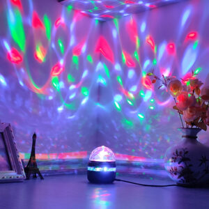 Starry Sky Lamp USB LED NightLights Galaxy Projector Mini Party KTV Birthday Dancing Disco Stage Home Decor Colorful Auto Rotate
