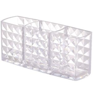 1PC Clear Acrylic Makeup Brush Holder Desk Cosmetic Organiser Lipstick Brush Storage Lipstick Brush Storage Holder