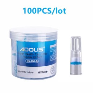 100pcs Disposable Cigarette Filters Remove Tar and Chemical Tar Filter Cigarette Holder Filter Tips for Smoking Tool Accessories