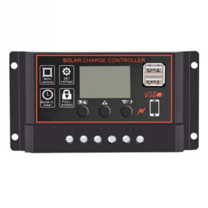 12V 24V10A LCD display dual MOS PWM control solar charge and discharge controller with USB solar controller for solar system use