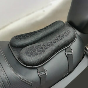 Motorcycle Seat Cushion Breathable Air Pad Cover Soft Motorcycle Rear Seat Pad Shock Absorbent Cushion Slow Rebound Memory Pad