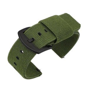 Nylon Watch Band 18mm 20mm 22mm 24mm Army Woven Elastic Strap for Seiko Quick Release Wristband Military Men’s Sport Watch Band