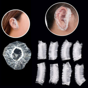 100pcs Waterproof Ear Cover Bath Shower Salon Ear Protector Hair Dyeing Earmuffs Creek